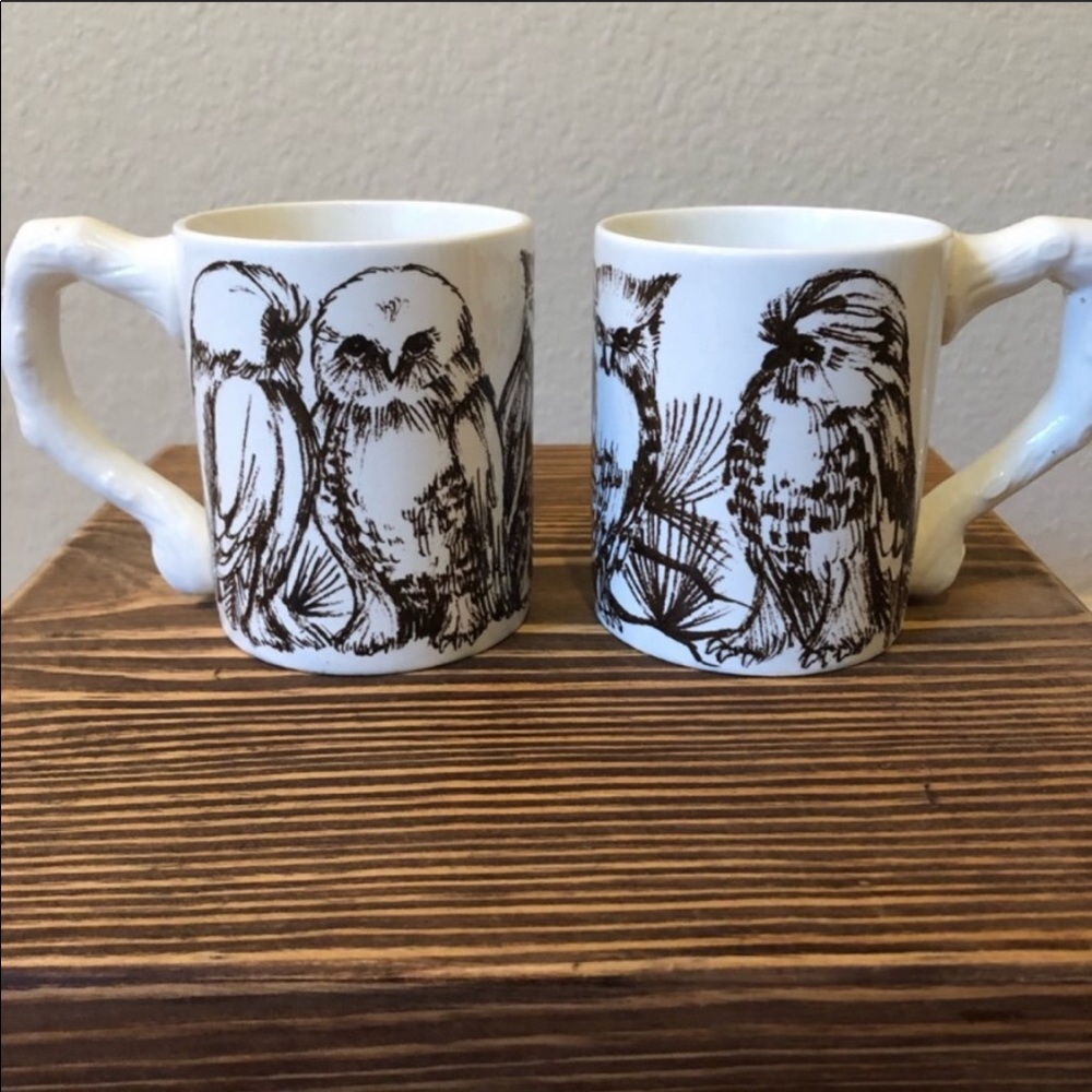Woodland Owl Coffee Mugs